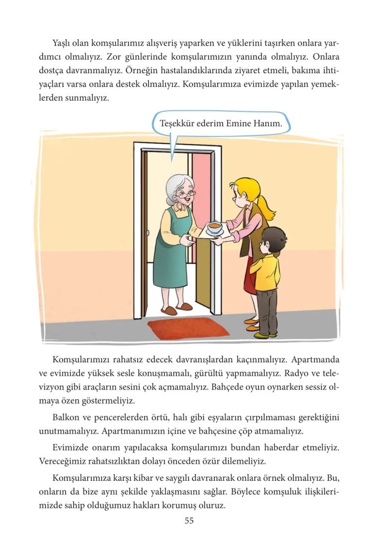 3. Sınıf Hayat Bilgisi Ders Kitabı Cevapları Tuna Yayınları Sayfa 55