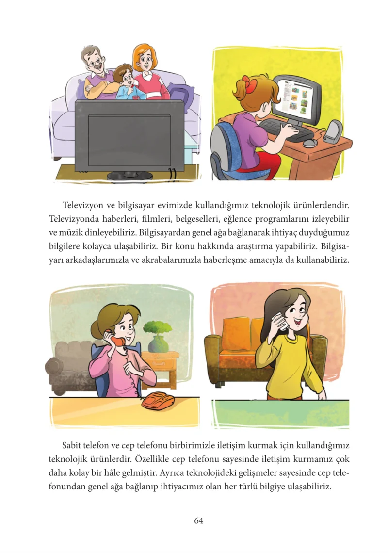 3. Sınıf Hayat Bilgisi Ders Kitabı Cevapları Tuna Yayınları Sayfa 64