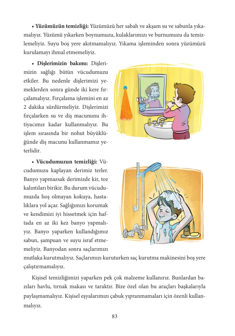 3. Sınıf Hayat Bilgisi Ders Kitabı Cevapları Tuna Yayınları Sayfa 83