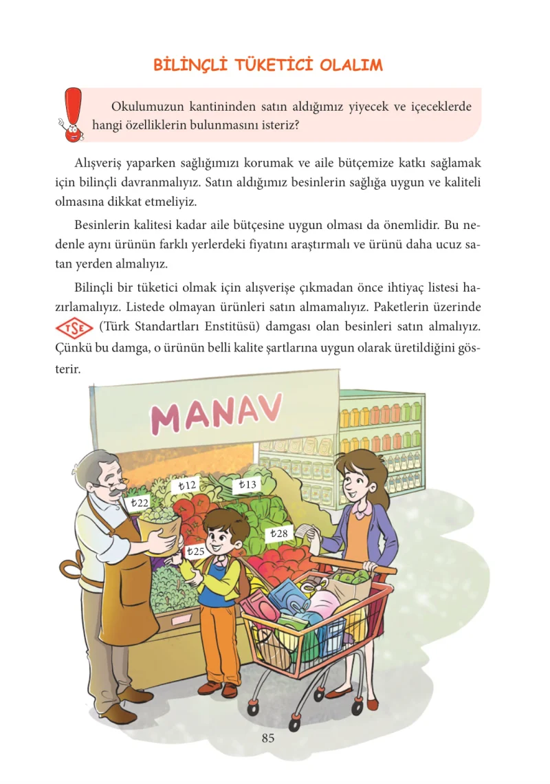 3. Sınıf Hayat Bilgisi Ders Kitabı Cevapları Tuna Yayınları Sayfa 85