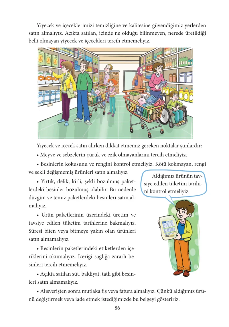 3. Sınıf Hayat Bilgisi Ders Kitabı Cevapları Tuna Yayınları Sayfa 86