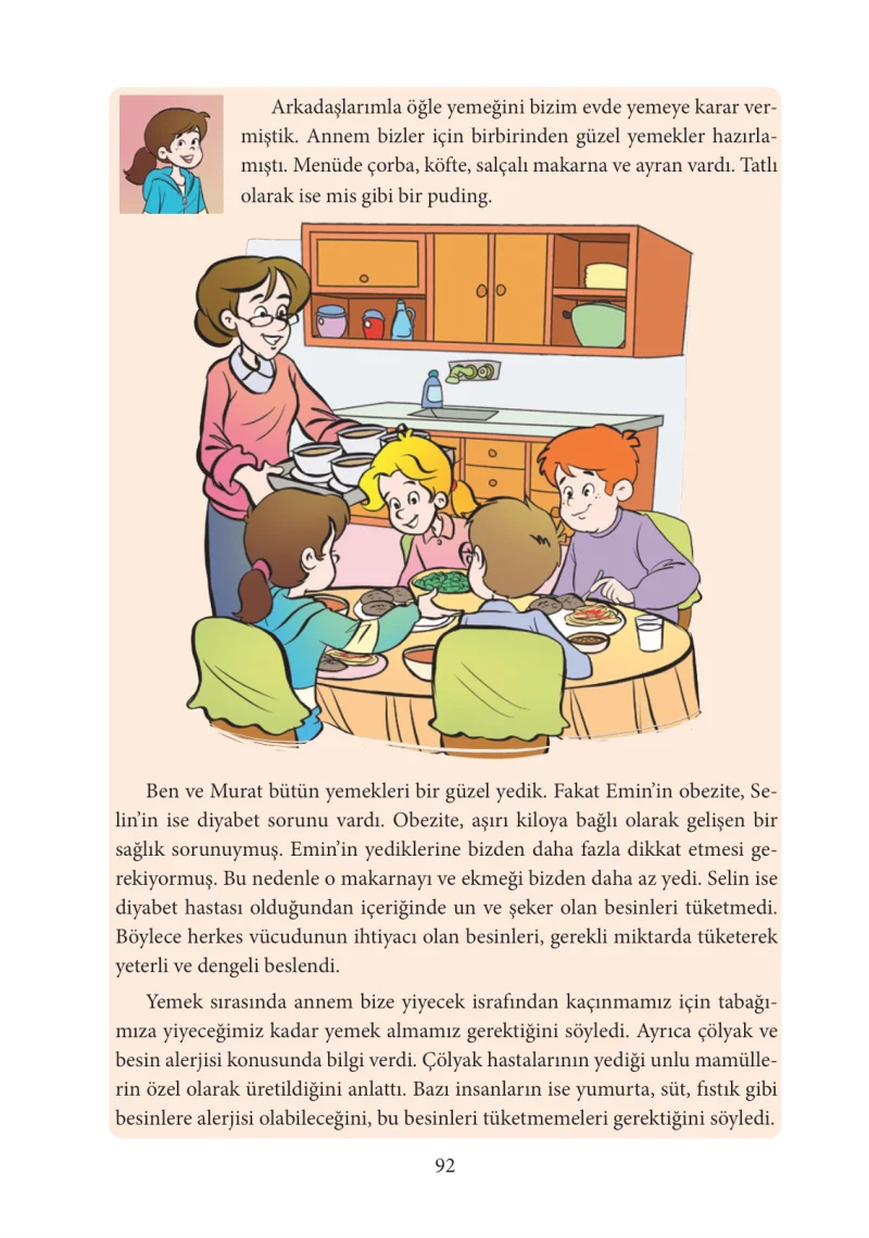 3. Sınıf Hayat Bilgisi Ders Kitabı Cevapları Tuna Yayınları Sayfa 92
