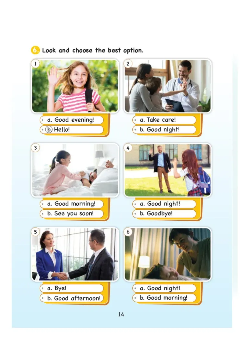 3. Sınıf İngilizce Ders Kitabı Cevapları SDR Dİkey Yayınları Sayfa 14