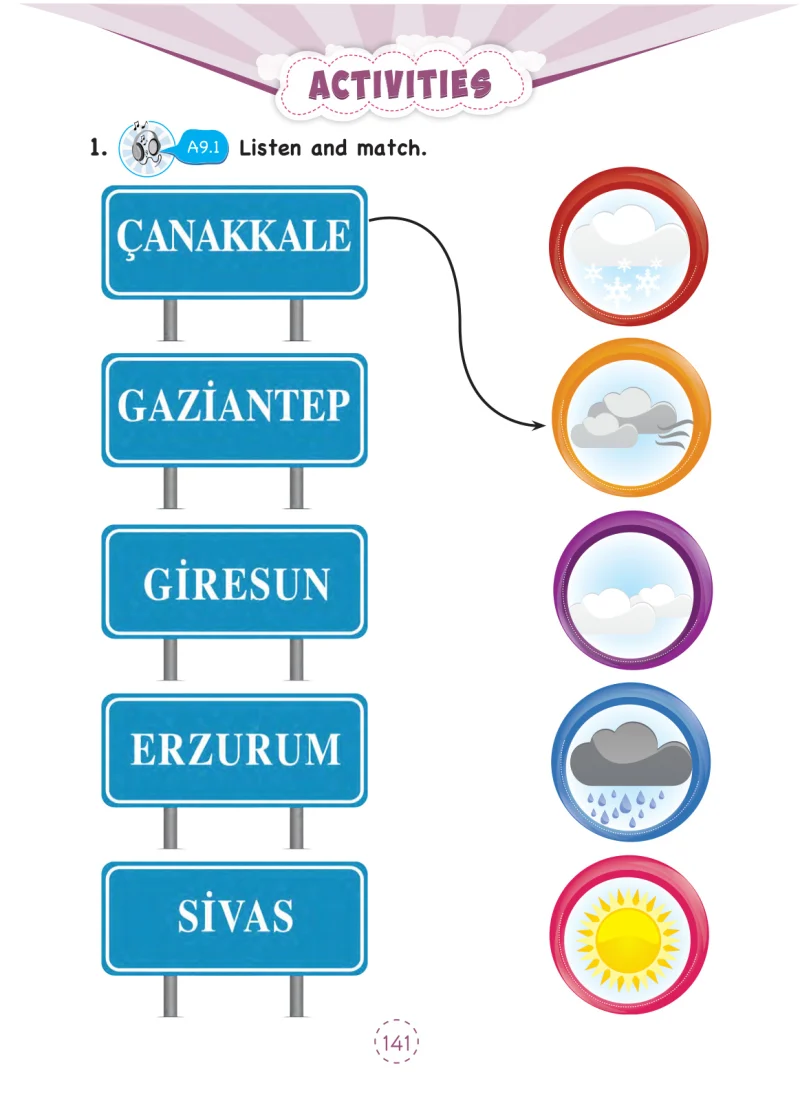 3. Sınıf İngilizce Ders Kitabı Cevapları Tutku Yayınları Sayfa 141