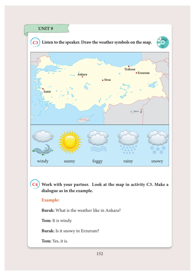 3. Sınıf İngilizce Ders Kitabı Cevapları Yıldırım Yayınları Sayfa 152