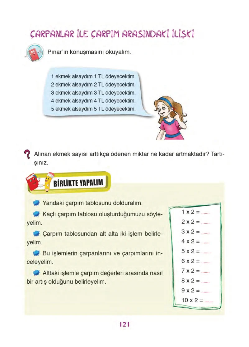 3. Sınıf Matematik Ders Kitabı Cevapları Ada Yayınları Sayfa 121