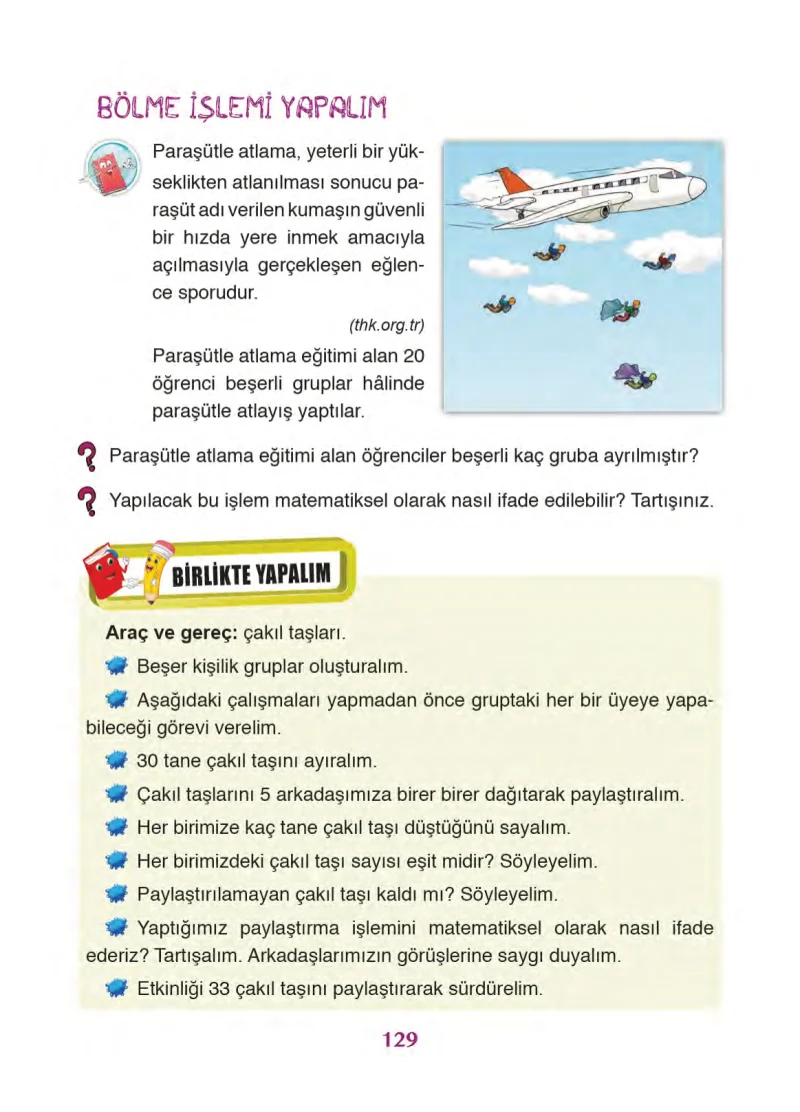 3. Sınıf Matematik Ders Kitabı Cevapları Ada Yayınları Sayfa 129