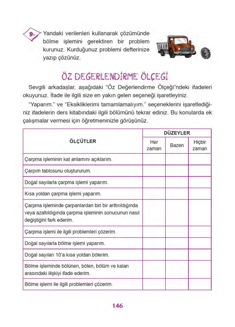 3. Sınıf Matematik Ders Kitabı Cevapları Ada Yayınları Sayfa 146