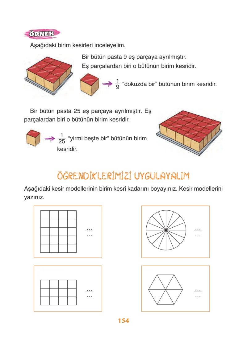 3. Sınıf Matematik Ders Kitabı Cevapları Ada Yayınları Sayfa 154