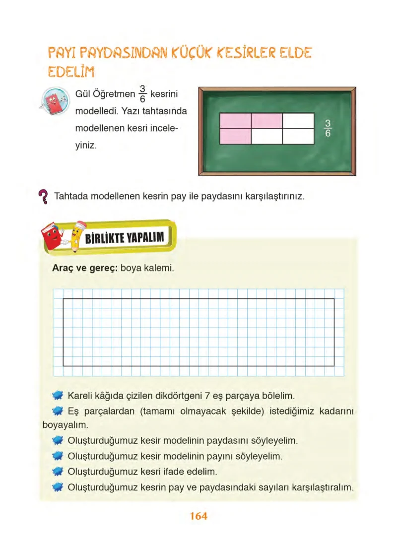 3. Sınıf Matematik Ders Kitabı Cevapları Ada Yayınları Sayfa 164