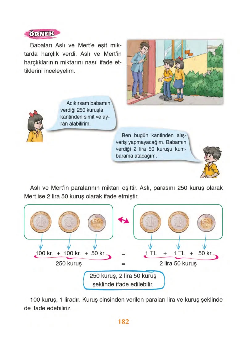 3. Sınıf Matematik Ders Kitabı Cevapları Ada Yayınları Sayfa 182