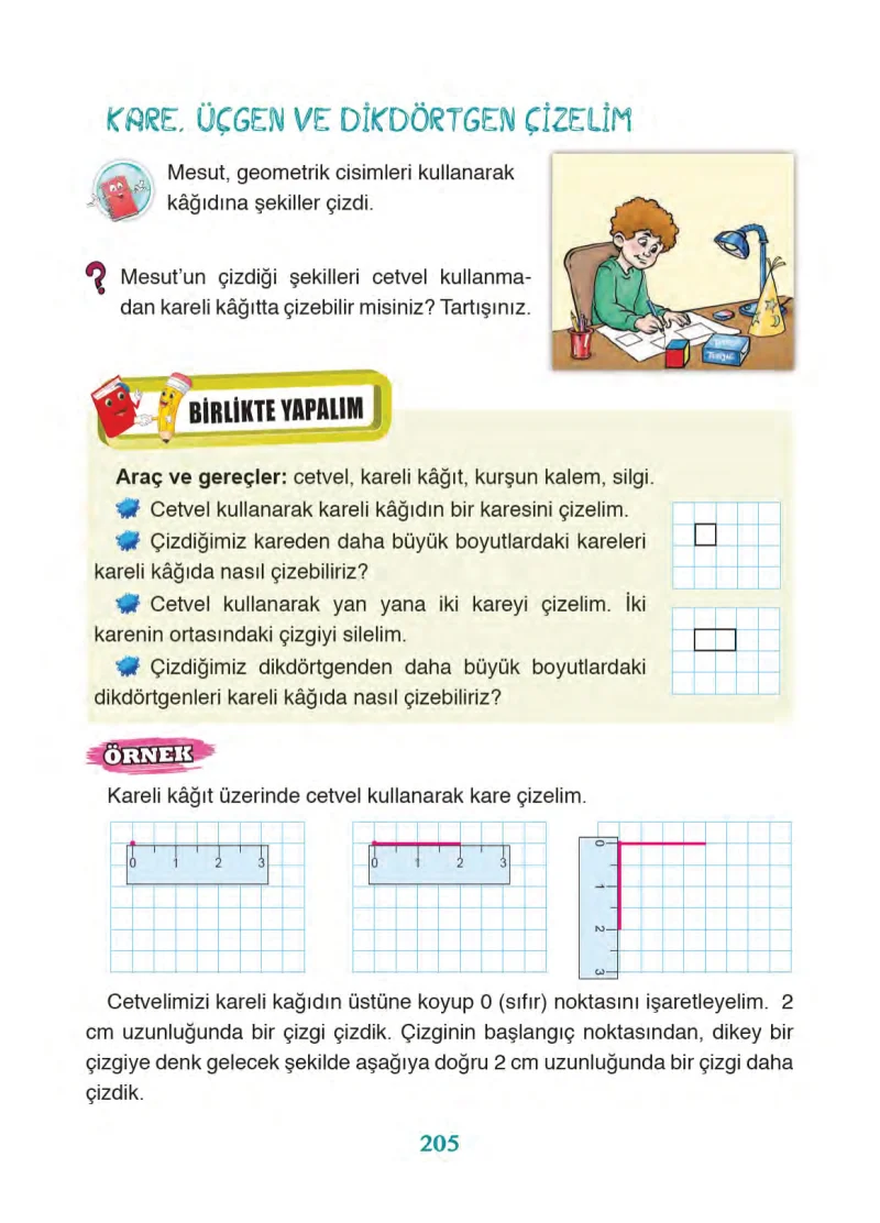 3. Sınıf Matematik Ders Kitabı Cevapları Ada Yayınları Sayfa 205