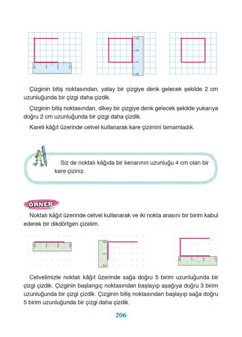 3. Sınıf Matematik Ders Kitabı Cevapları Ada Yayınları Sayfa 206