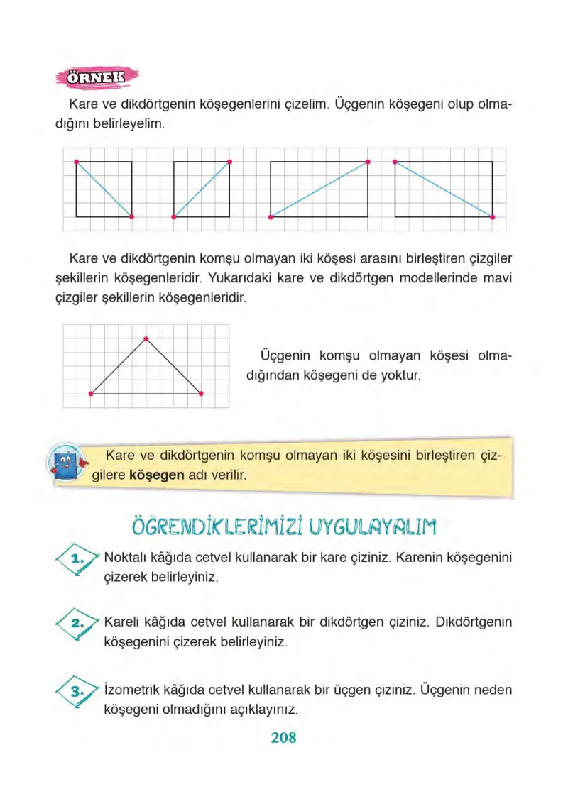 3. Sınıf Matematik Ders Kitabı Cevapları Ada Yayınları Sayfa 208