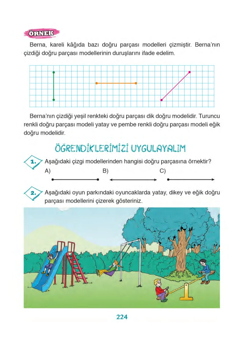 3. Sınıf Matematik Ders Kitabı Cevapları Ada Yayınları Sayfa 224