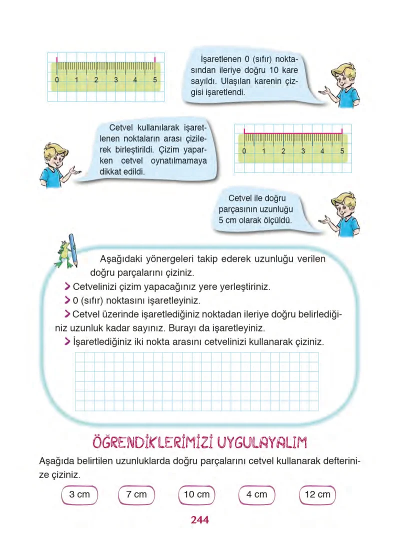 3. Sınıf Matematik Ders Kitabı Cevapları Ada Yayınları Sayfa 244