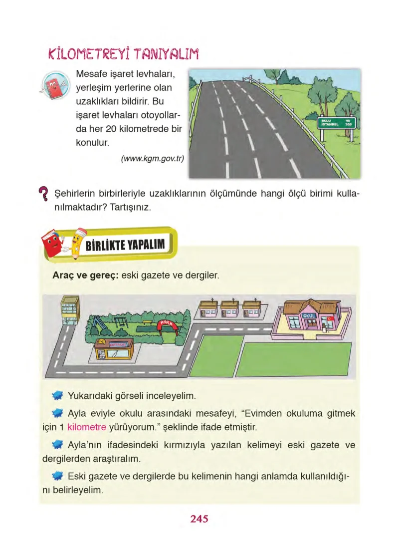 3. Sınıf Matematik Ders Kitabı Cevapları Ada Yayınları Sayfa 245