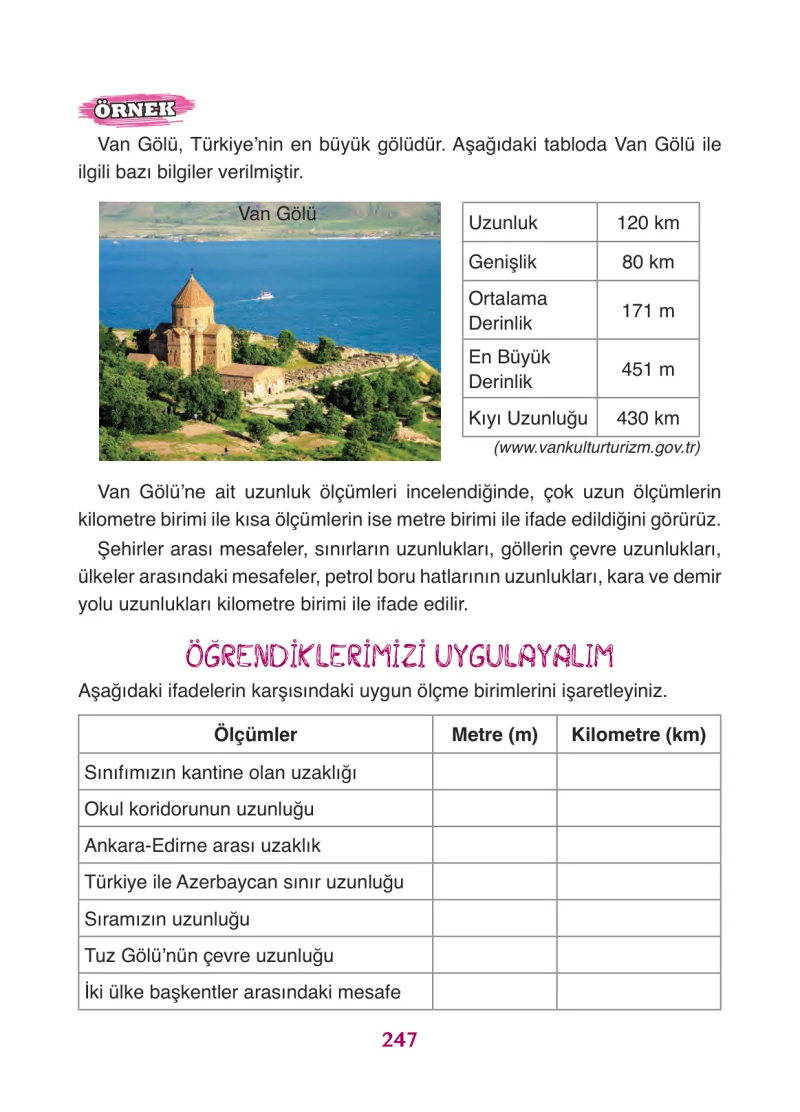 3. Sınıf Matematik Ders Kitabı Cevapları Ada Yayınları Sayfa 247