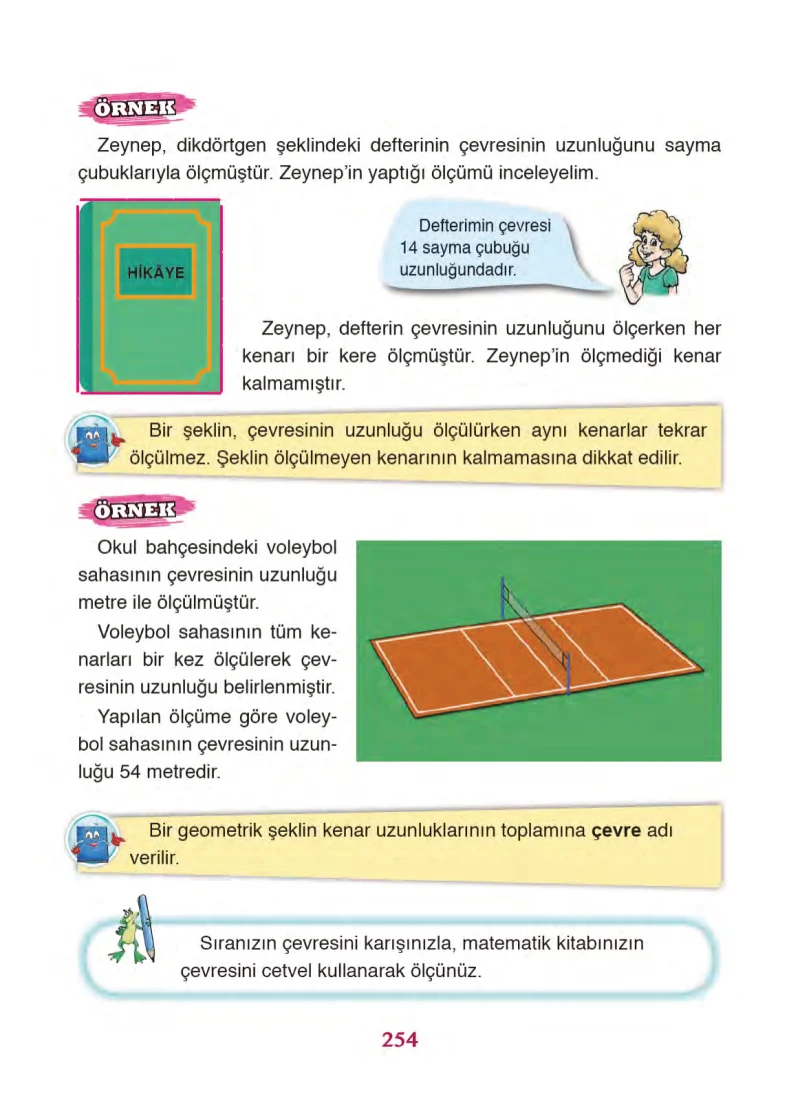 3. Sınıf Matematik Ders Kitabı Cevapları Ada Yayınları Sayfa 254