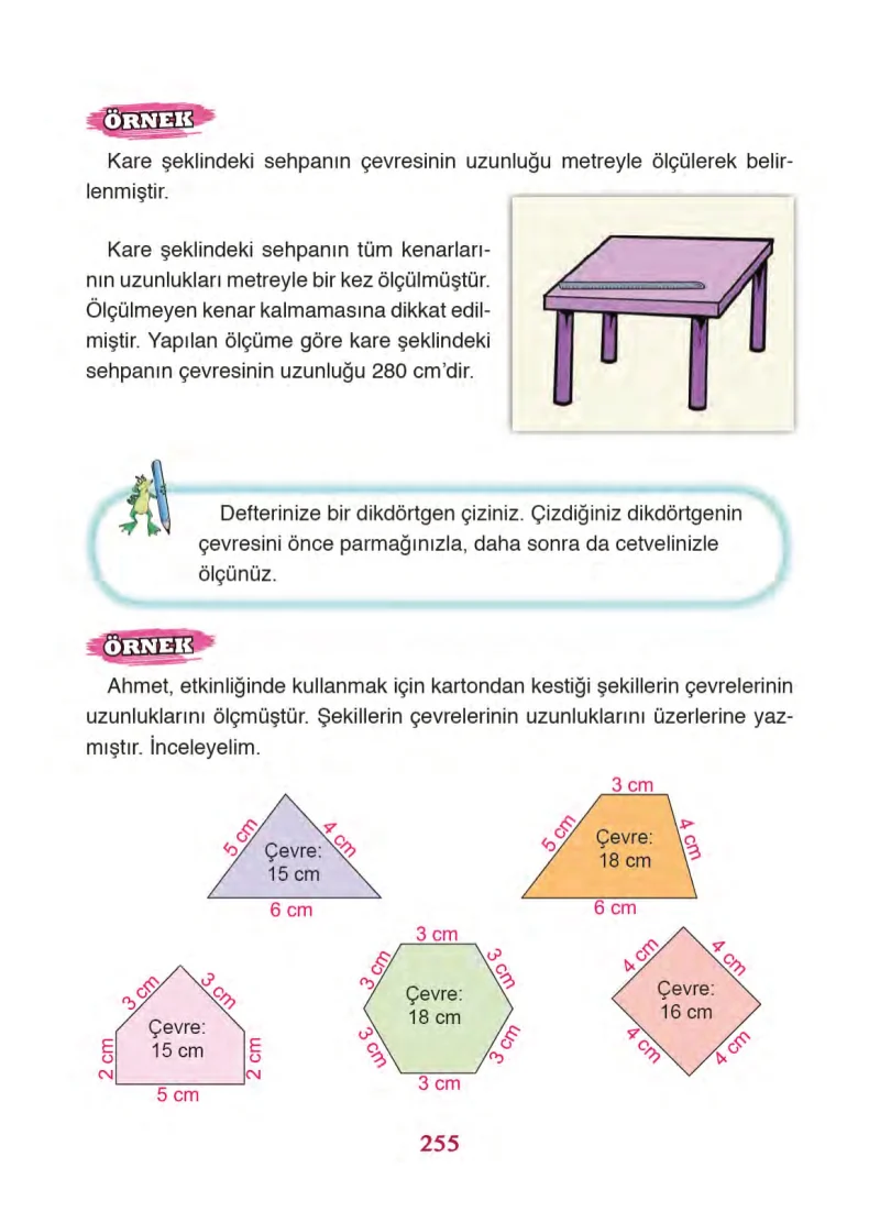 3. Sınıf Matematik Ders Kitabı Cevapları Ada Yayınları Sayfa 255