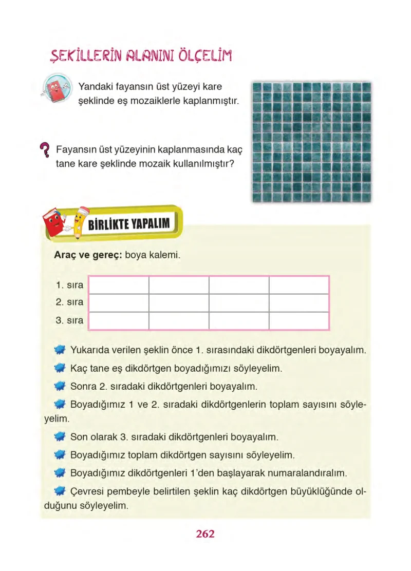 3. Sınıf Matematik Ders Kitabı Cevapları Ada Yayınları Sayfa 262