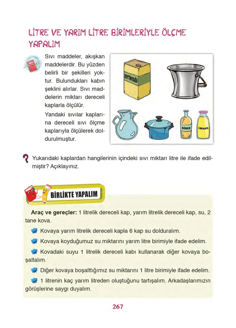 3. Sınıf Matematik Ders Kitabı Cevapları Ada Yayınları Sayfa 267