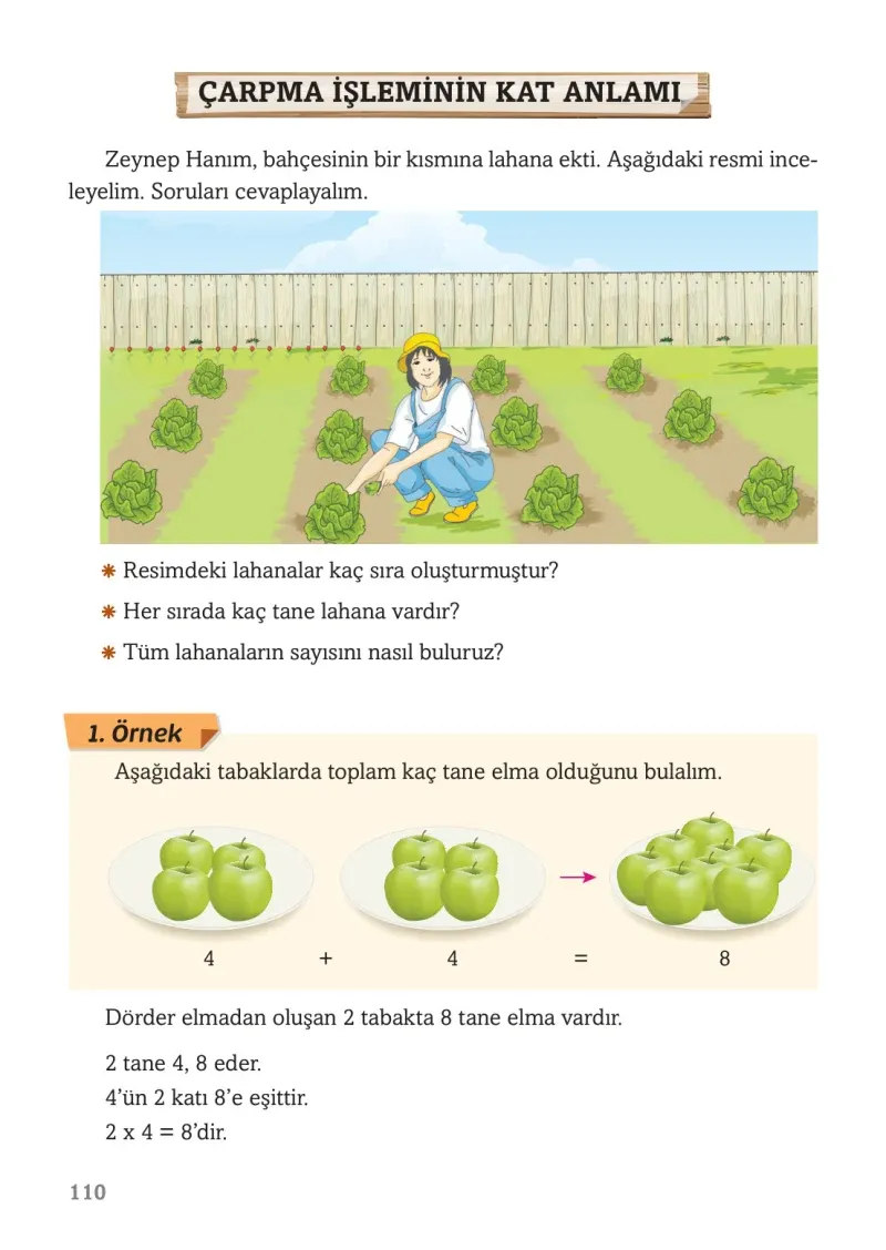 3. Sınıf Matematik Ders Kitabı Cevapları Ekoyay Yayınları Sayfa 110