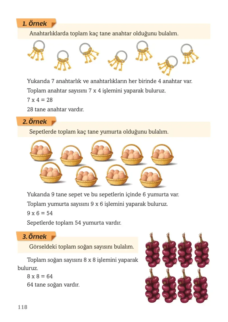 3. Sınıf Matematik Ders Kitabı Cevapları Ekoyay Yayınları Sayfa 118