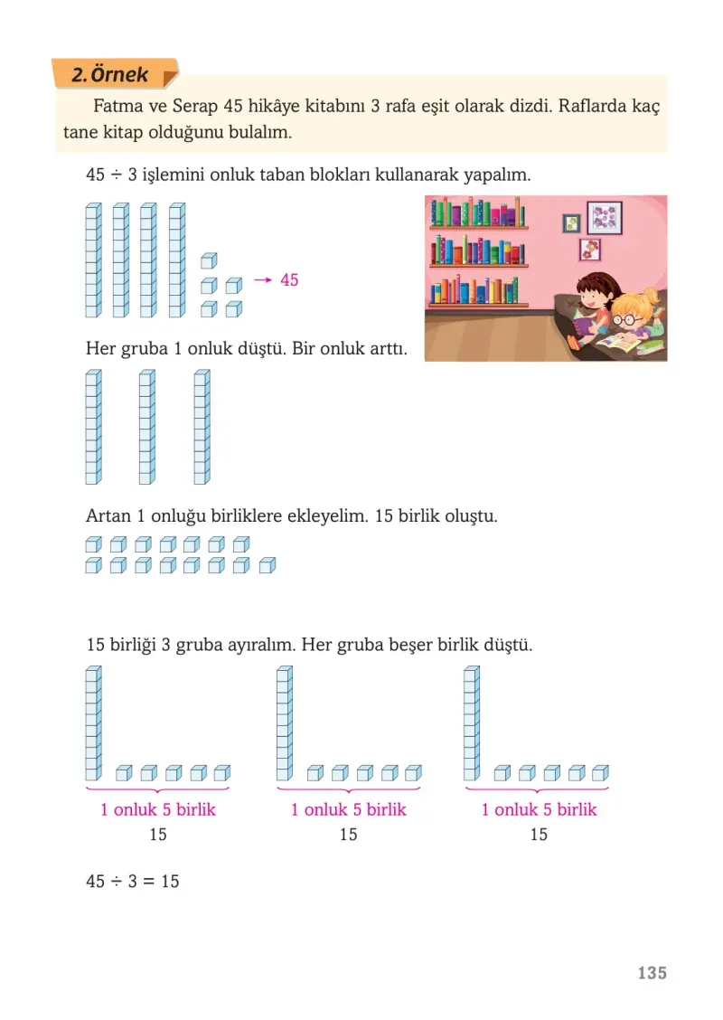 3. Sınıf Matematik Ders Kitabı Cevapları Ekoyay Yayınları Sayfa 135