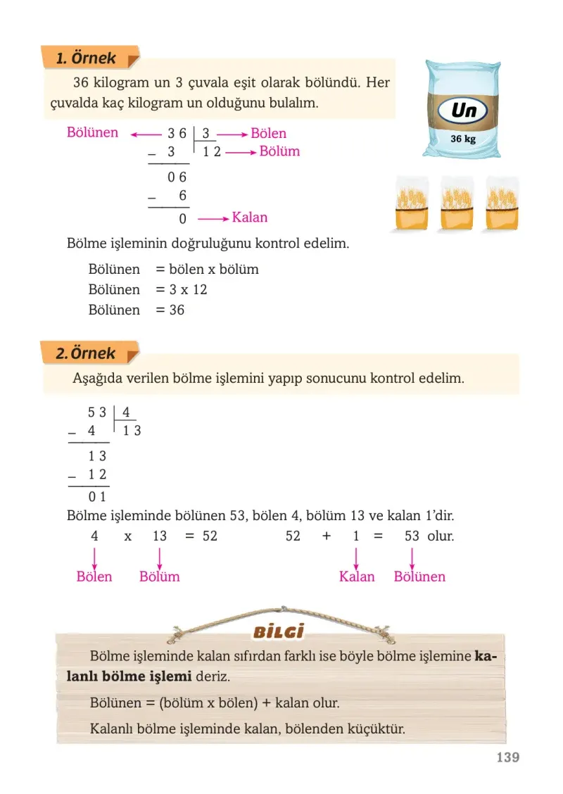 3. Sınıf Matematik Ders Kitabı Cevapları Ekoyay Yayınları Sayfa 139