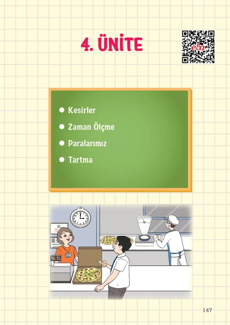 3. Sınıf Matematik Ders Kitabı Cevapları Ekoyay Yayınları Sayfa 147