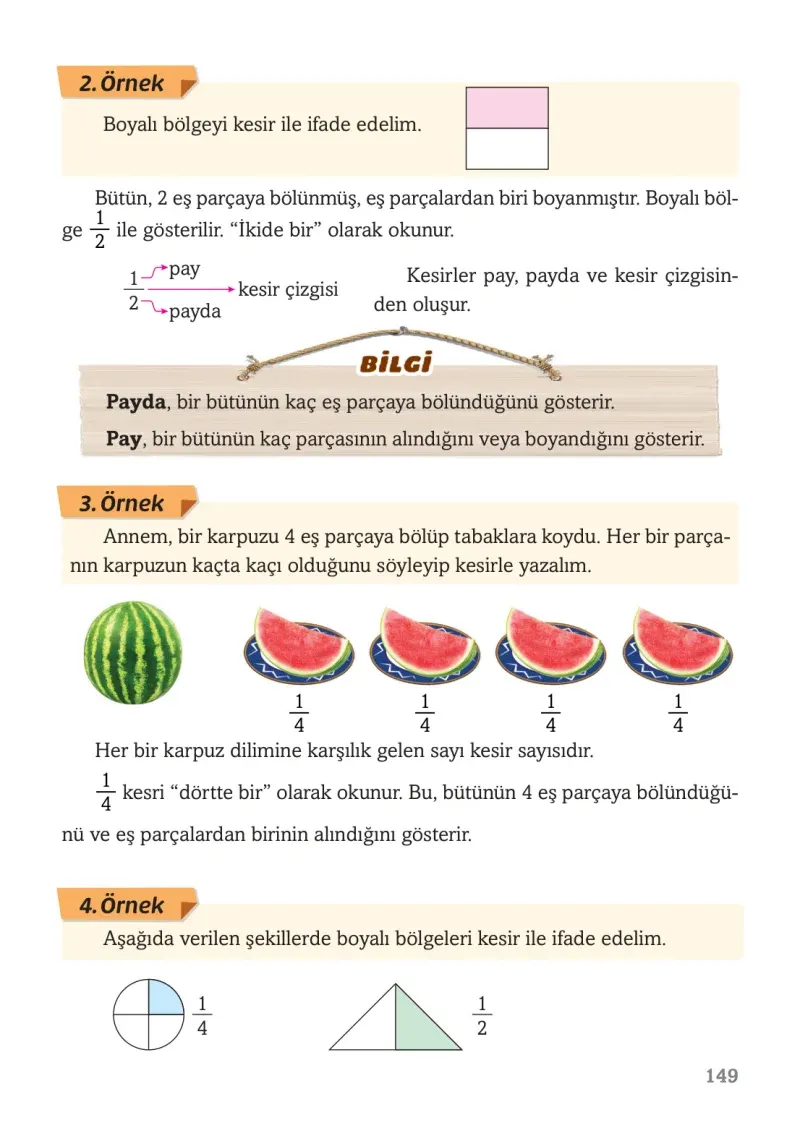 3. Sınıf Matematik Ders Kitabı Cevapları Ekoyay Yayınları Sayfa 149