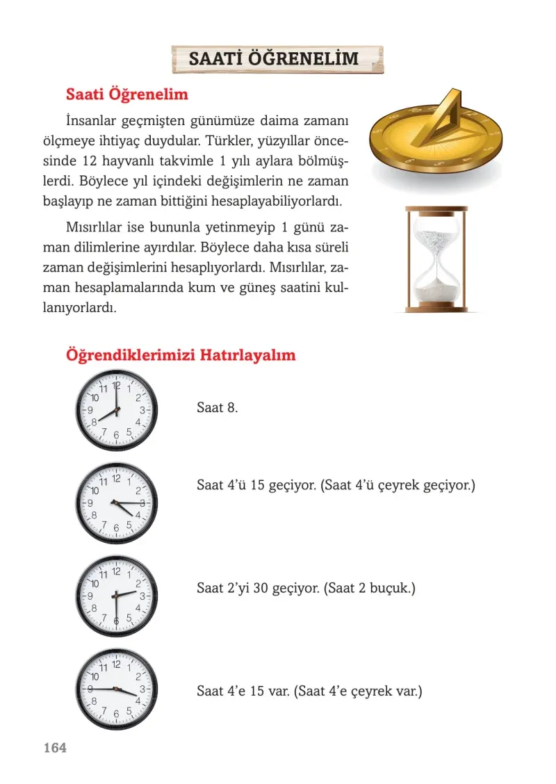 3. Sınıf Matematik Ders Kitabı Cevapları Ekoyay Yayınları Sayfa 164