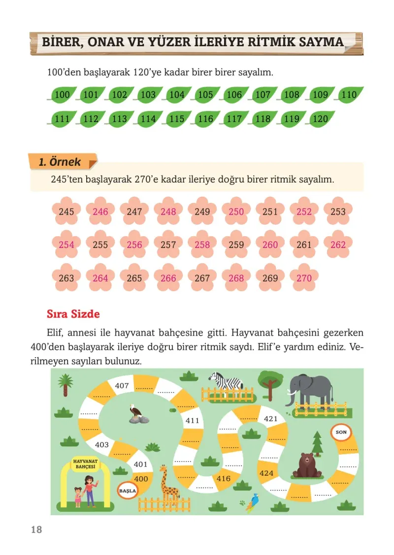 3. Sınıf Matematik Ders Kitabı Cevapları Ekoyay Yayınları Sayfa 18