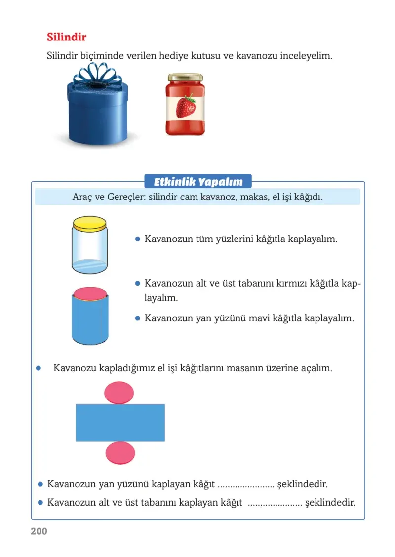 3. Sınıf Matematik Ders Kitabı Cevapları Ekoyay Yayınları Sayfa 200