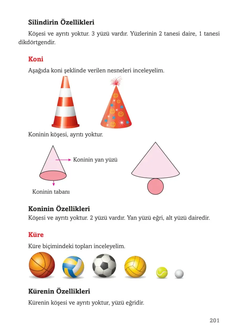 3. Sınıf Matematik Ders Kitabı Cevapları Ekoyay Yayınları Sayfa 201