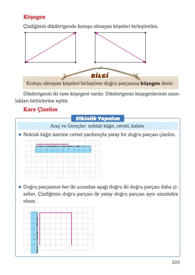 3. Sınıf Matematik Ders Kitabı Cevapları Ekoyay Yayınları Sayfa 205