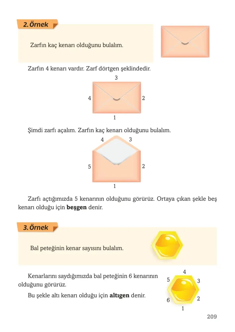 3. Sınıf Matematik Ders Kitabı Cevapları Ekoyay Yayınları Sayfa 209