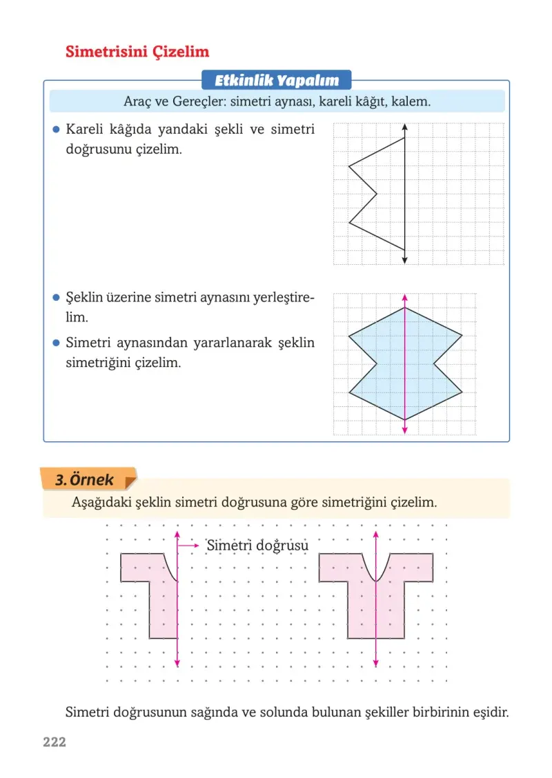 3. Sınıf Matematik Ders Kitabı Cevapları Ekoyay Yayınları Sayfa 222