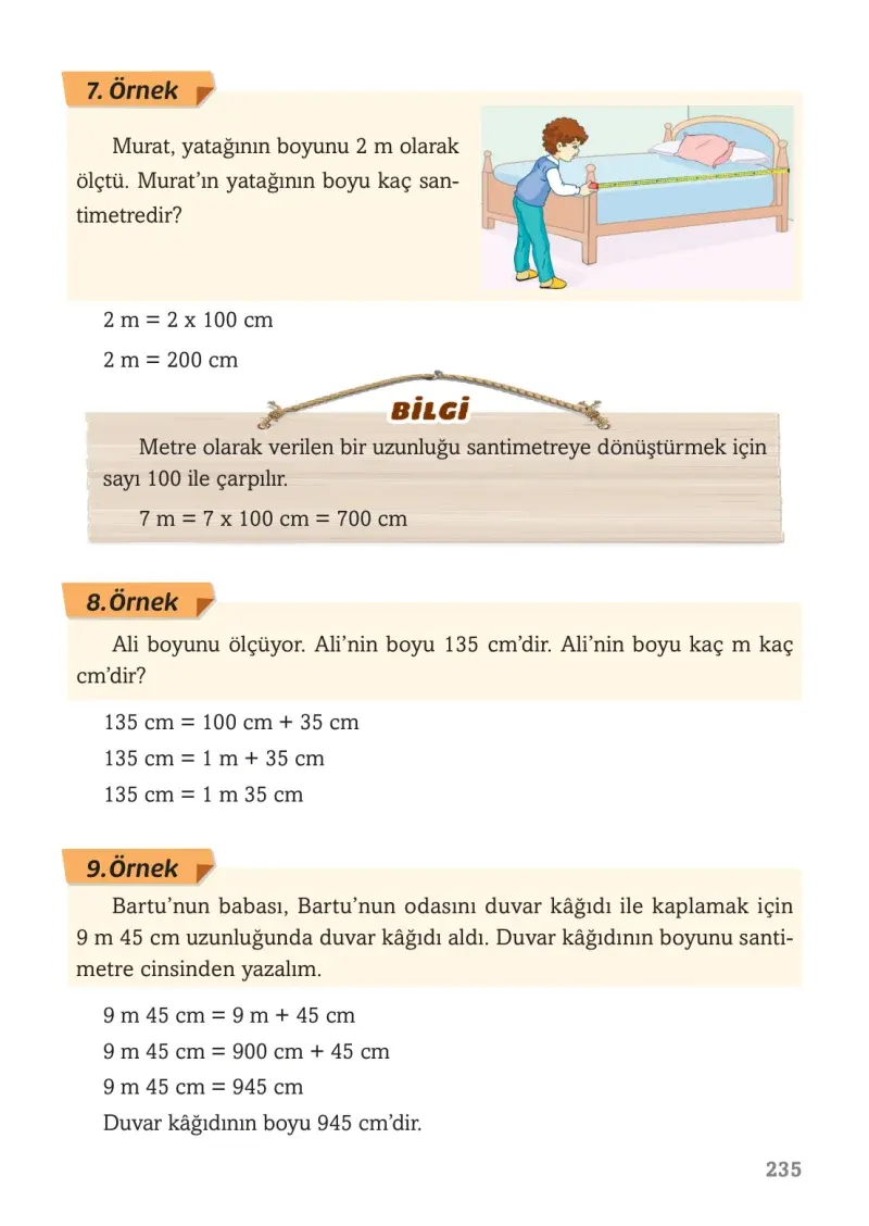 3. Sınıf Matematik Ders Kitabı Cevapları Ekoyay Yayınları Sayfa 235