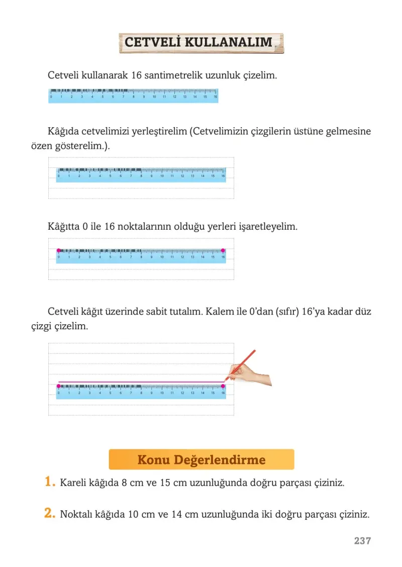 3. Sınıf Matematik Ders Kitabı Cevapları Ekoyay Yayınları Sayfa 237