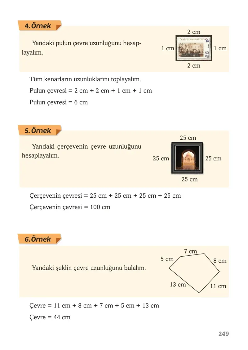 3. Sınıf Matematik Ders Kitabı Cevapları Ekoyay Yayınları Sayfa 249
