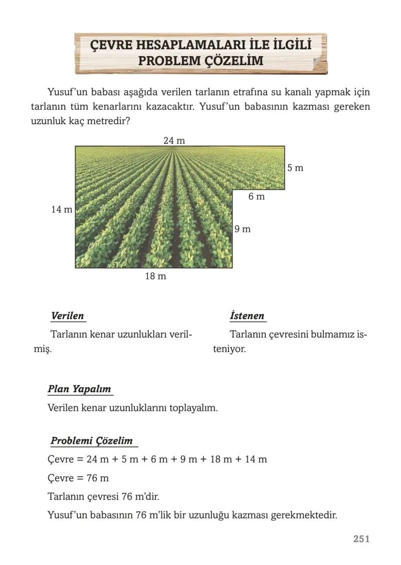 3. Sınıf Matematik Ders Kitabı Cevapları Ekoyay Yayınları Sayfa 251