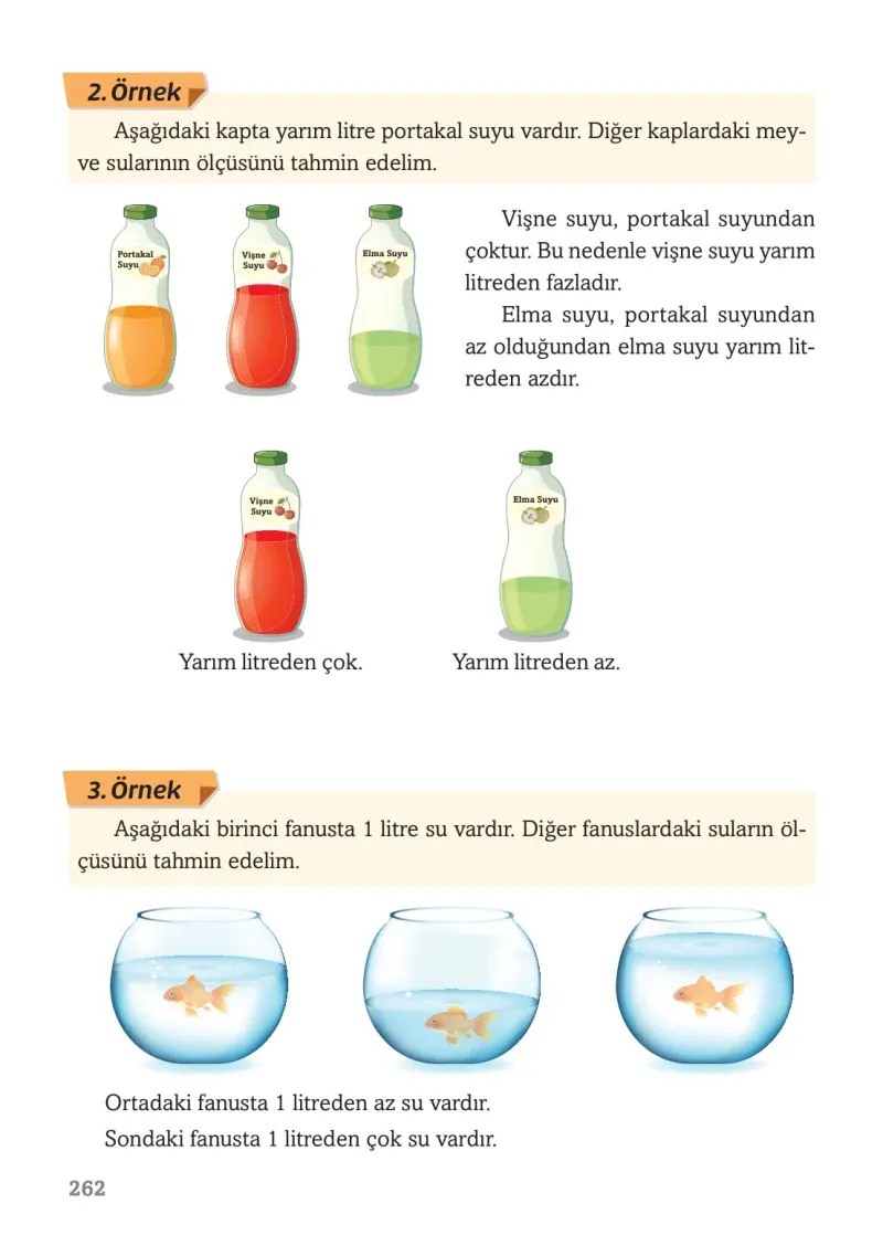 3. Sınıf Matematik Ders Kitabı Cevapları Ekoyay Yayınları Sayfa 262