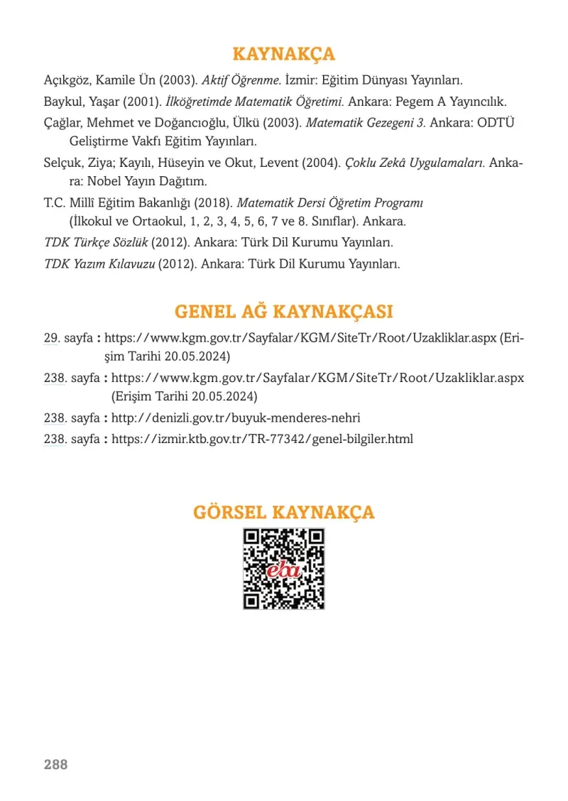 3. Sınıf Matematik Ders Kitabı Cevapları Ekoyay Yayınları Sayfa 288