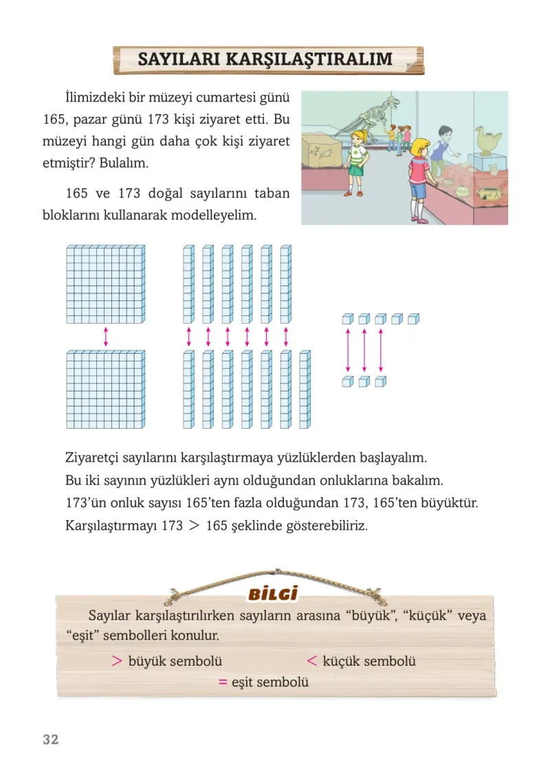 3. Sınıf Matematik Ders Kitabı Cevapları Ekoyay Yayınları Sayfa 32