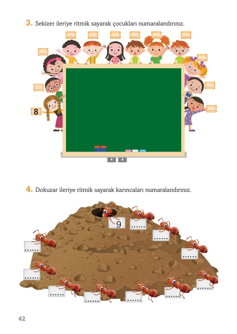 3. Sınıf Matematik Ders Kitabı Cevapları Ekoyay Yayınları Sayfa 42