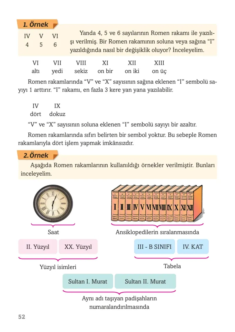3. Sınıf Matematik Ders Kitabı Cevapları Ekoyay Yayınları Sayfa 52