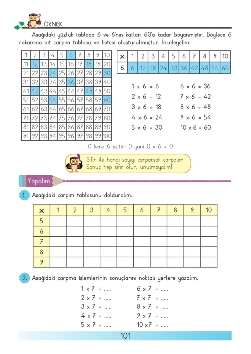 3. Sınıf Matematik Ders Kitabı Cevapları Meb Yayınları Sayfa 101
