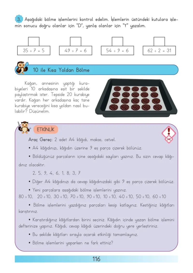 3. Sınıf Matematik Ders Kitabı Cevapları Meb Yayınları Sayfa 116